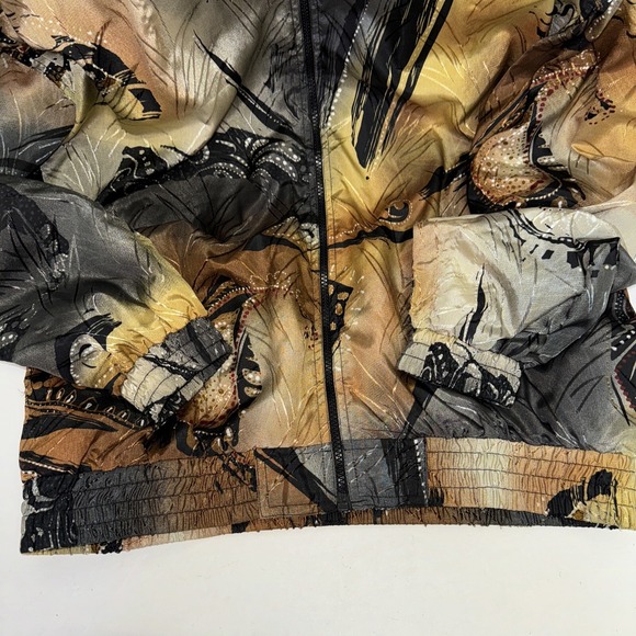 Kaktus Jacket Women's Size Medium Brown & Black Full Zip Up Jacket - Picture 4 of 7